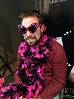 My husband was a good sport when we dressed him up!